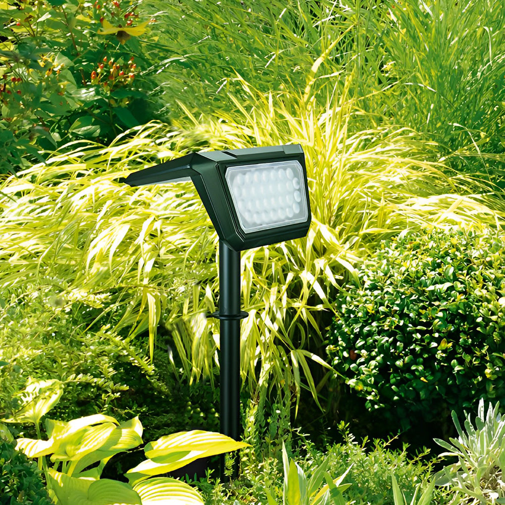 SolarGuard - Waterdichte IP65 LED Zwarte Moderne Buiten Zonnelampen